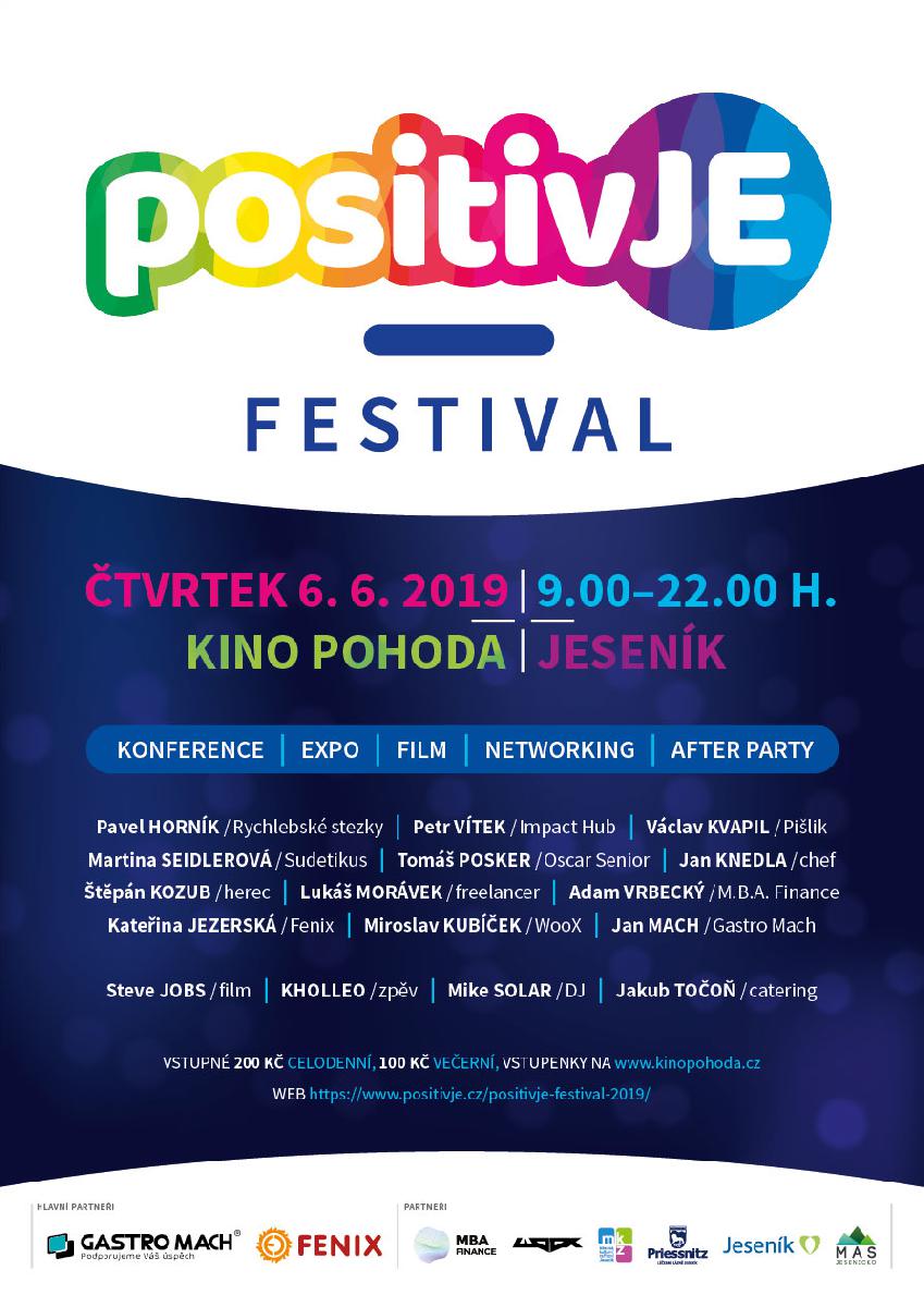 positivJE FESTIVAL 2019 - celodenní
