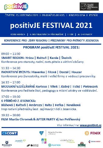 ONLINE positivJE FESTIVAL 2021