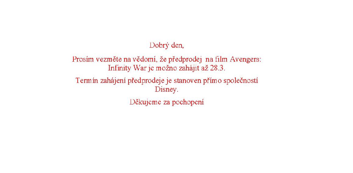 AVENGERS : INFINITY WAR
